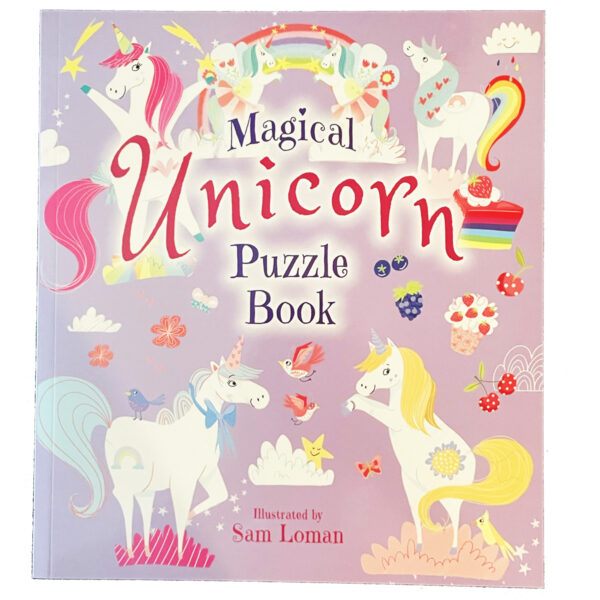 Magical Unicorn Puzzle Activity Book For Children