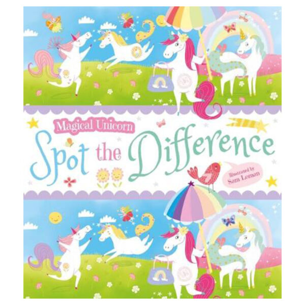 Magical Unicorn: Spot The Difference Activity Book For Children