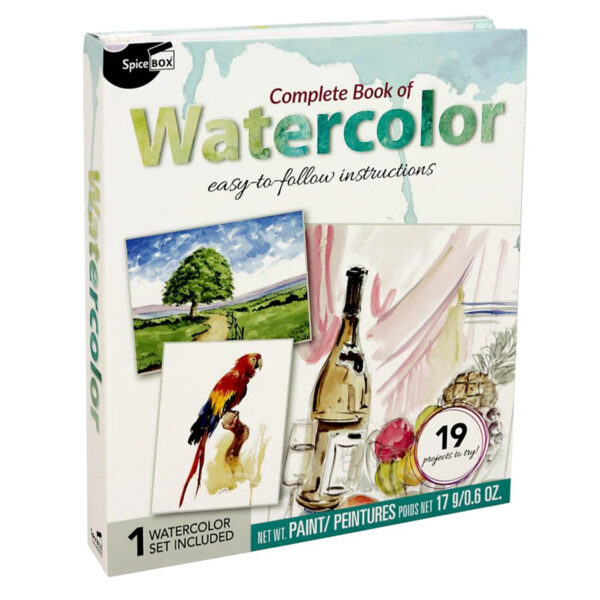 Complete Book Of Watercolour With 19 Guided Exercises and Art Kit